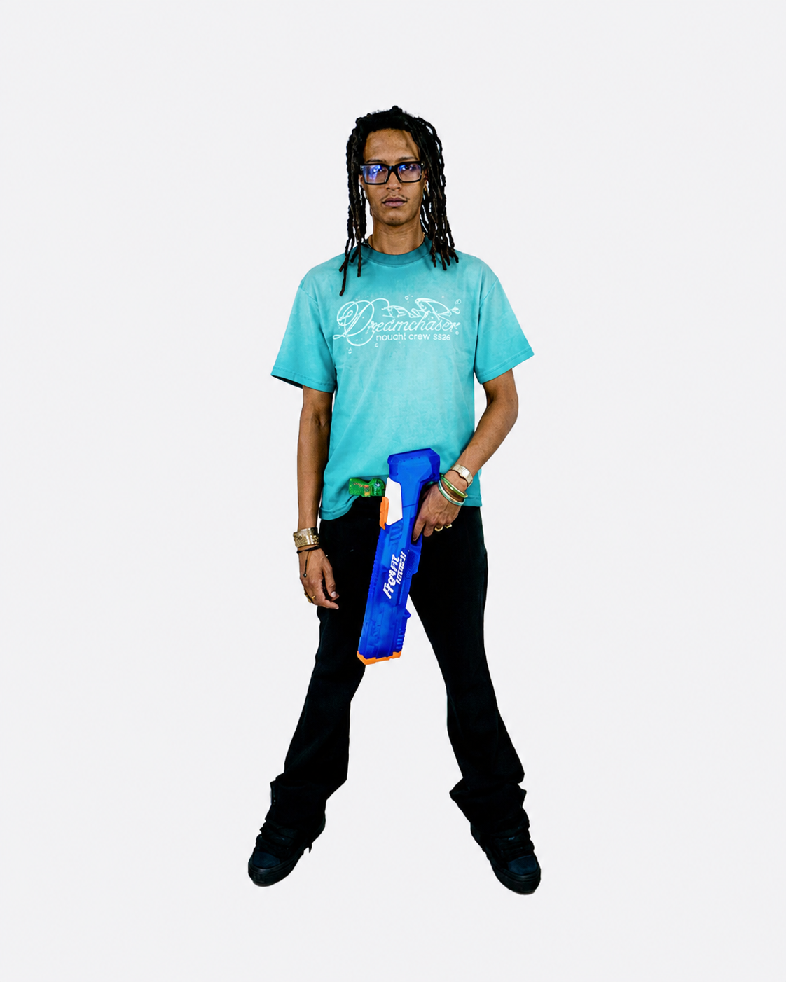Acid Turquoise Water Tee