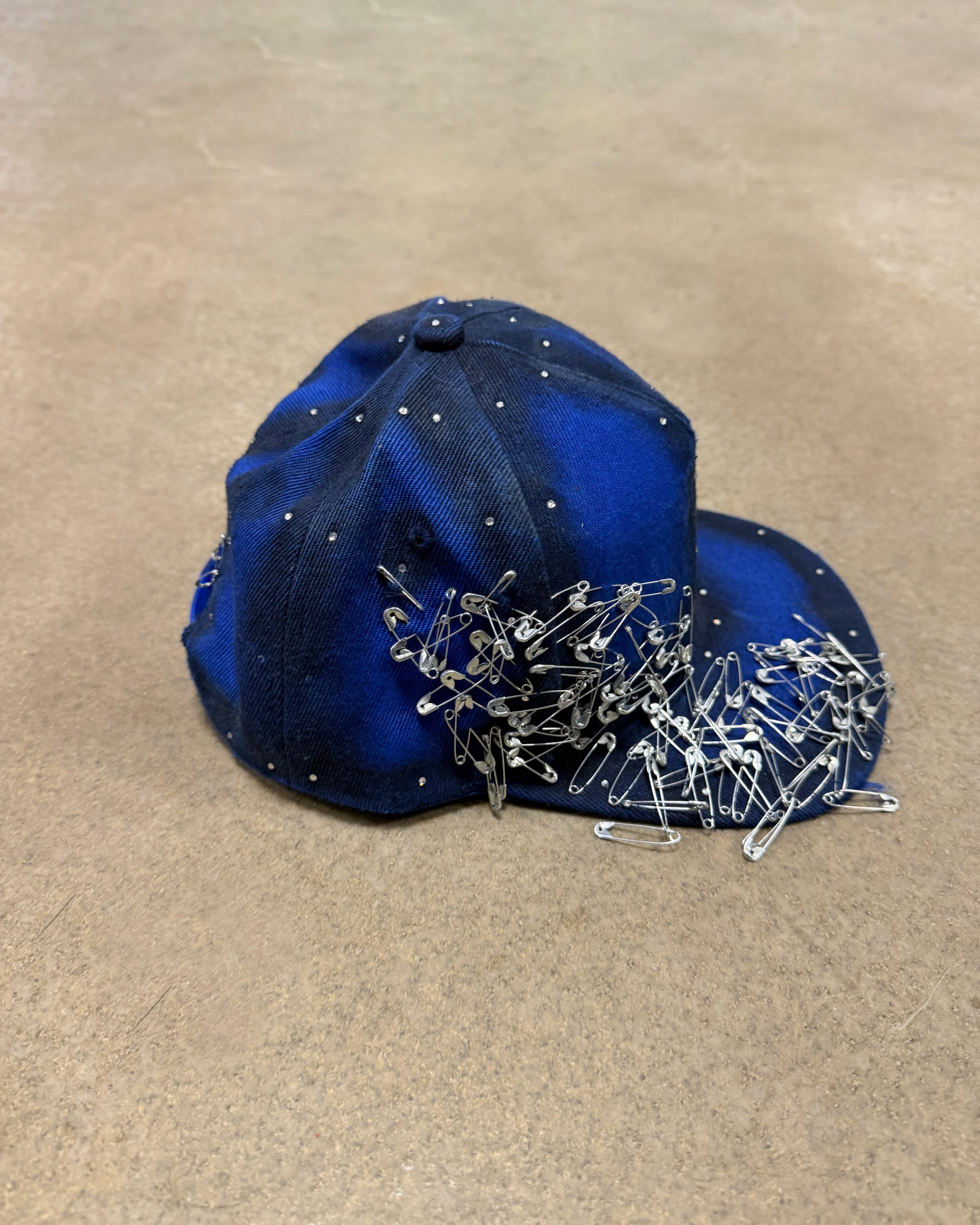 NOUCHI X KMORPH - 1OF1 PINNED BLUE RHINESTONE CAP