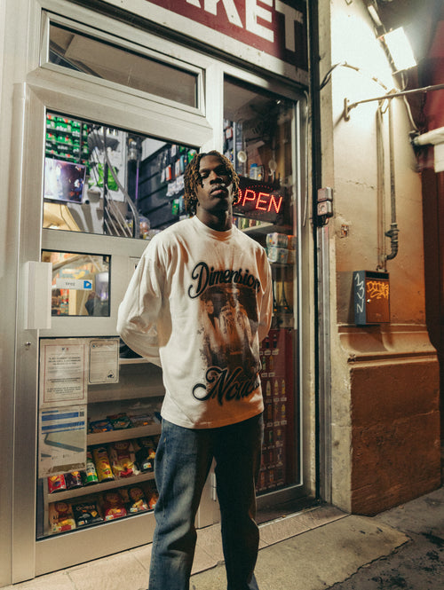 DIMENSION NOUCHI - FRANK LUCAS LONGSLEEVE BLANC