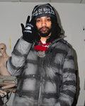 NOUCHI X KMORPH - 1OF1 RHINESTONE PUFFER JACKET
