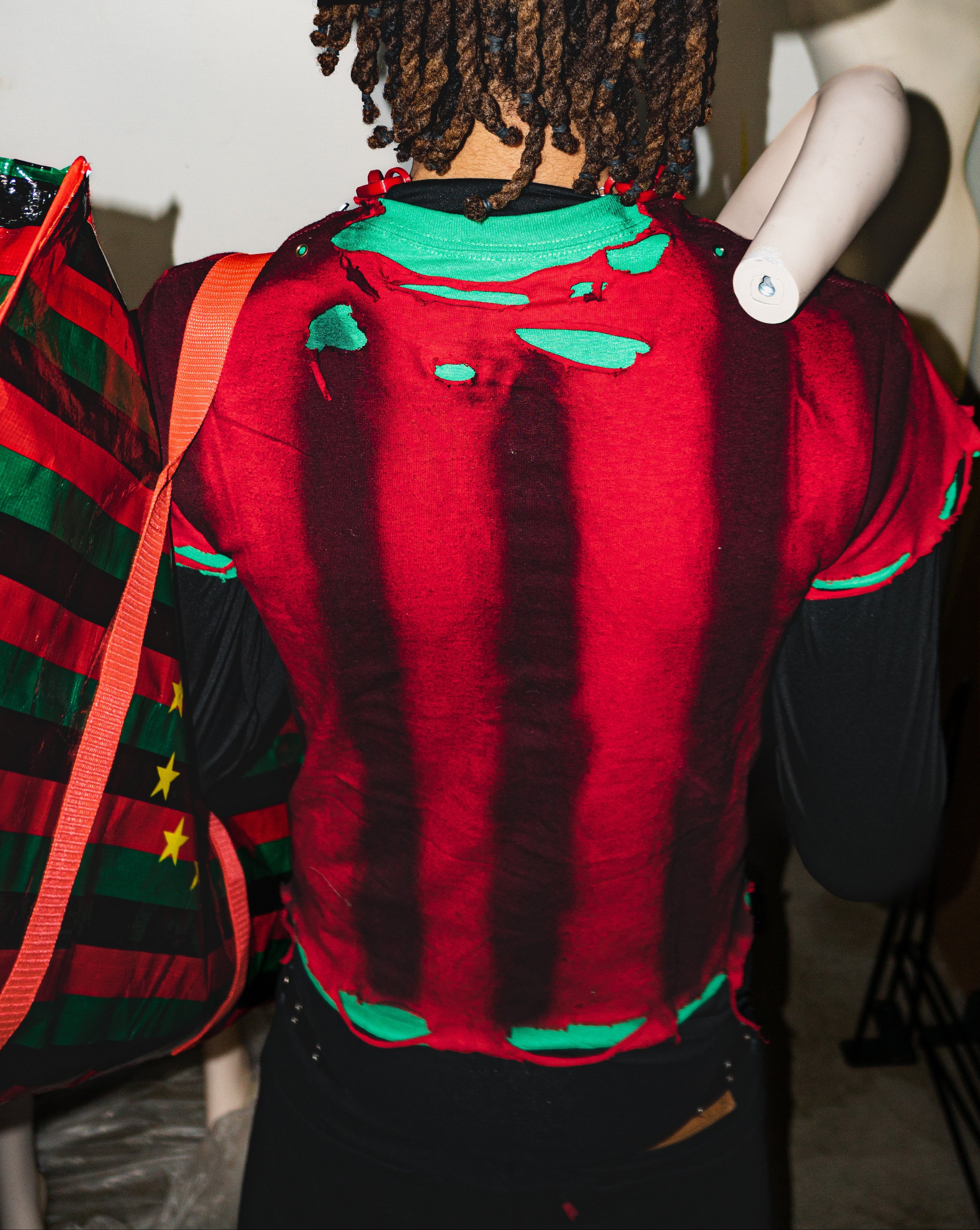 NOUCHI X KMORPH - 1OF1 SCRATCHING PANAFRICAN DOUBLE TEE