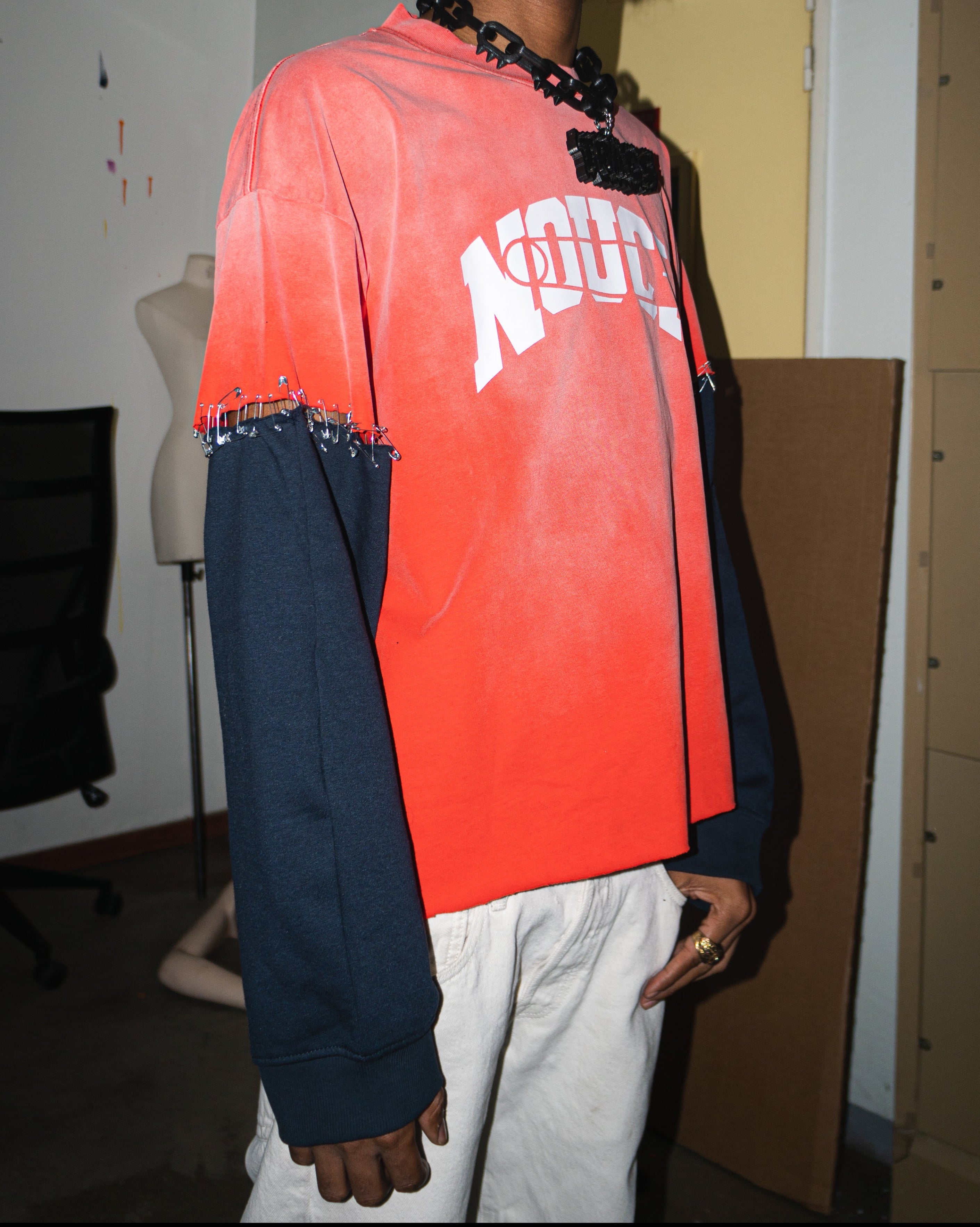 NOUCHI X KMORPH - 1OF1 AMERICAN PINNED LONGSLEEVE