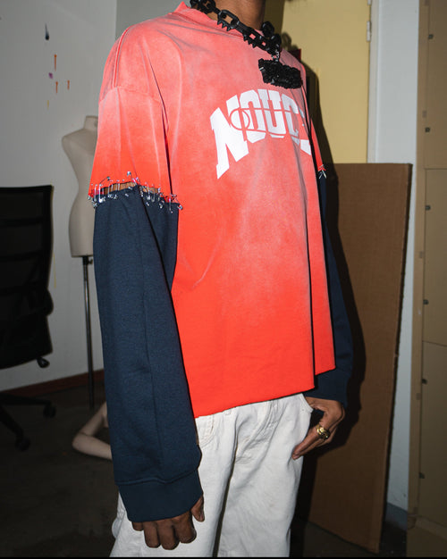 NOUCHI X KMORPH - 1OF1 AMERICAN PINNED LONGSLEEVE