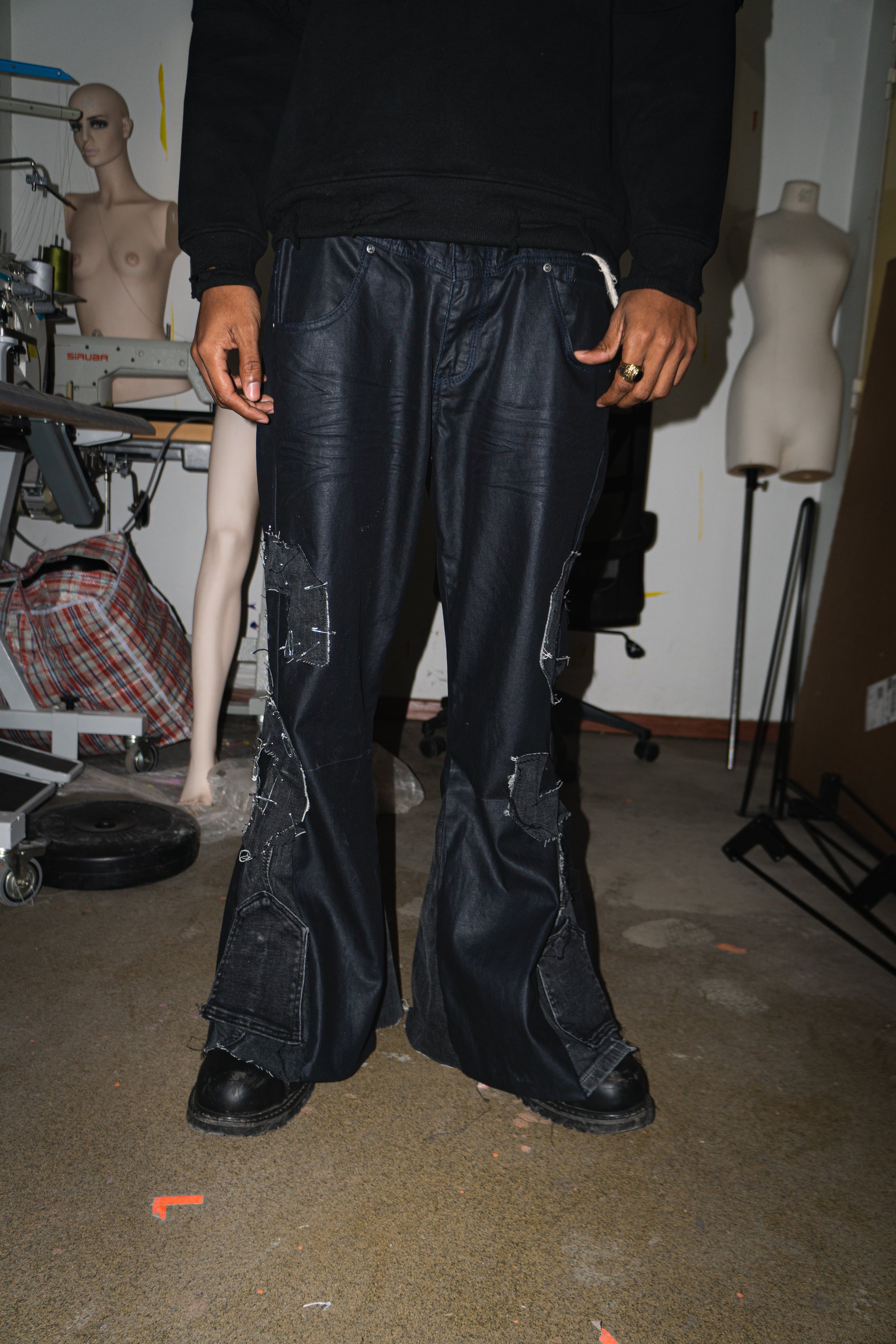 NOUCHI X KMORPH - 1OF1 FAUX LEATHER PANT 96