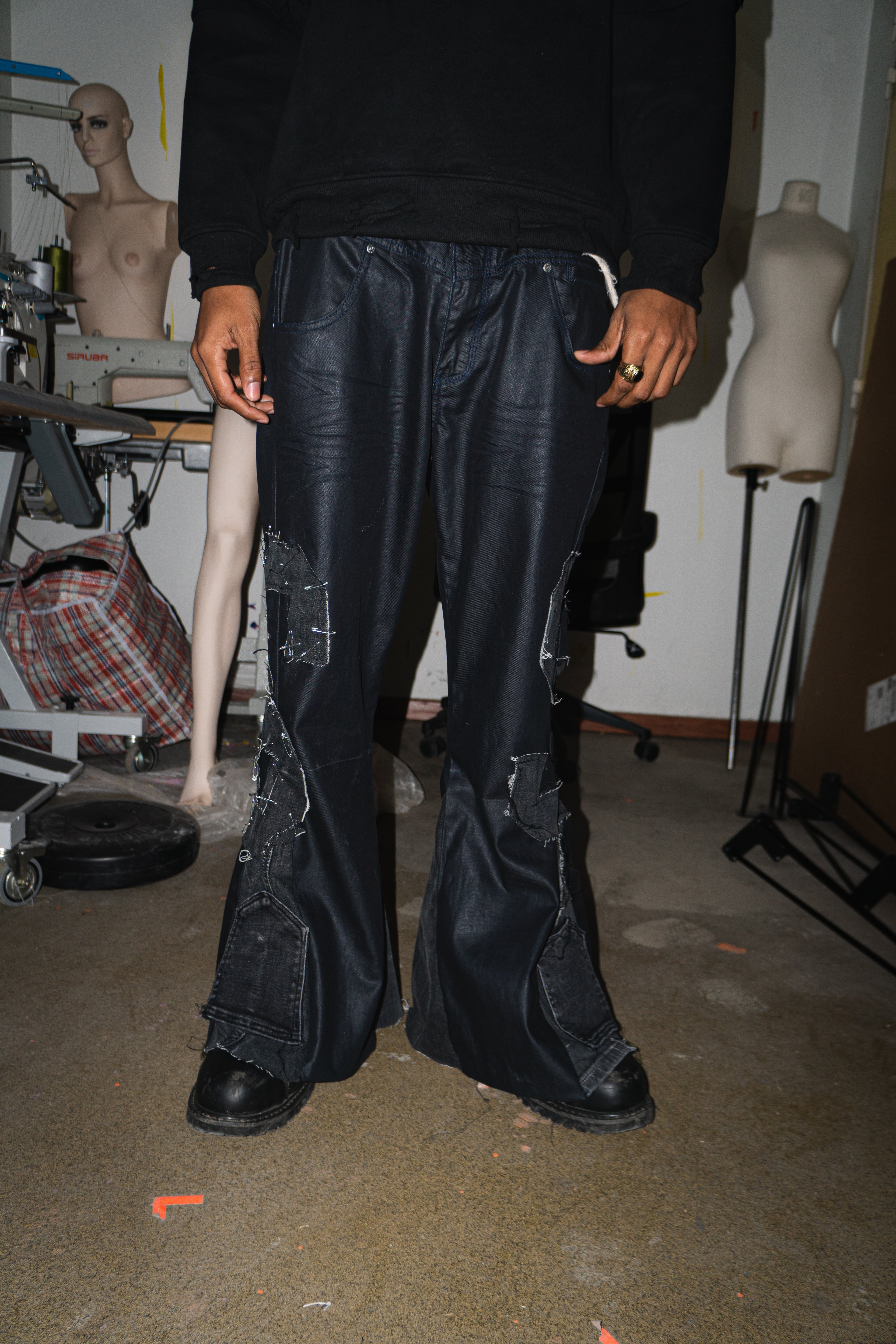 NOUCHI X KMORPH - 1OF1 FAUX LEATHER PANT 96