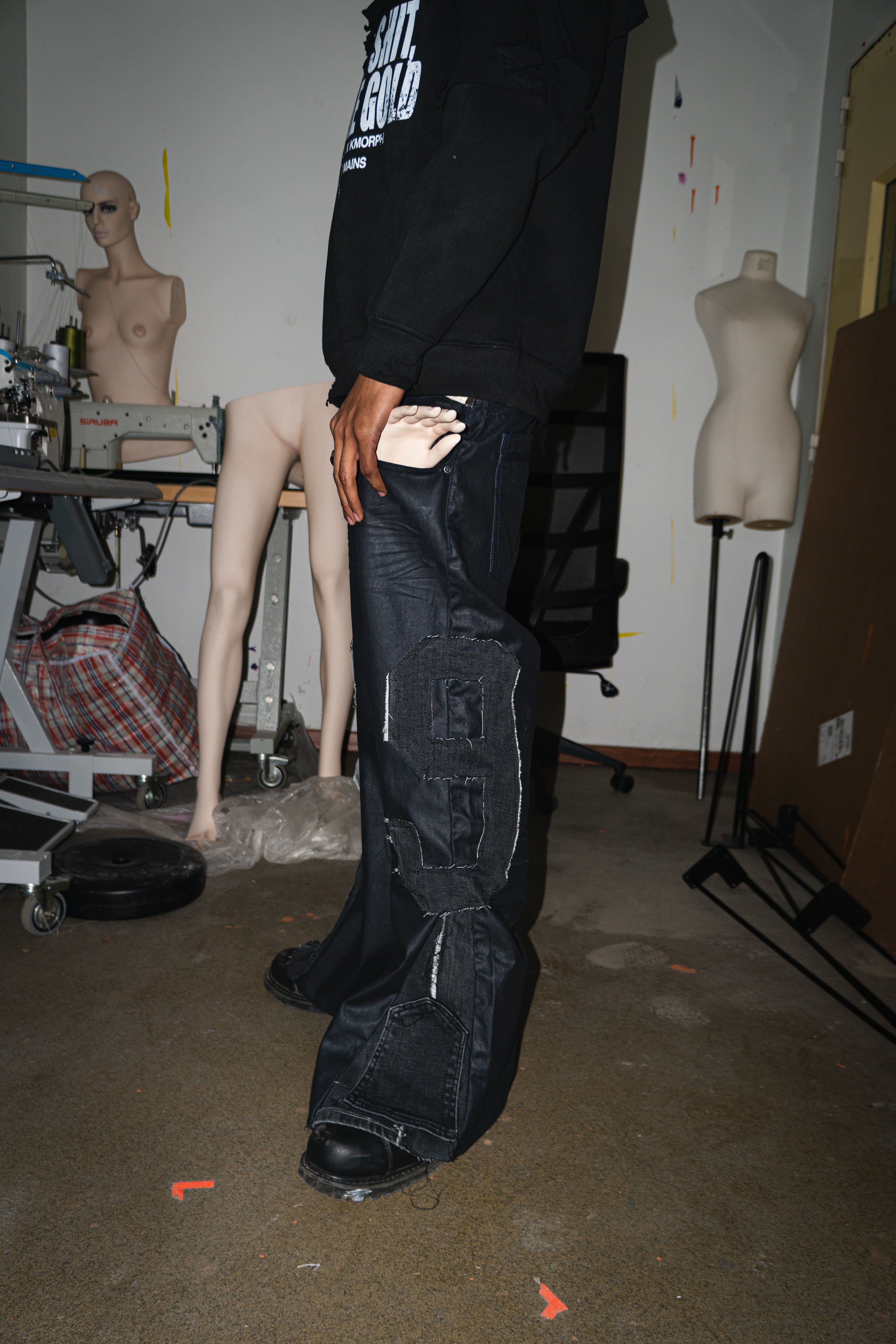 NOUCHI X KMORPH - 1OF1 FAUX LEATHER PANT 96