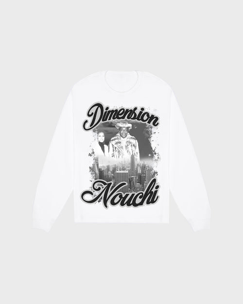 DIMENSION NOUCHI - FRANK LUCAS LONGSLEEVE BLANC