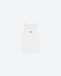 White Nouchi Monogram Tank Top